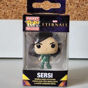 Funko Pocket Pop Sersi Keychain Marvel Eternals Gift NWT